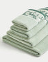 Marks & Spencer "Pure Cotton Woven Floral Towel"